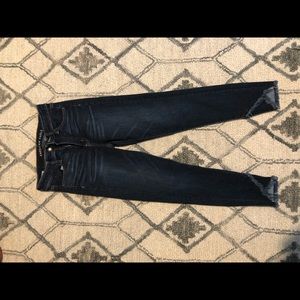 Unique frayed bottom leggings